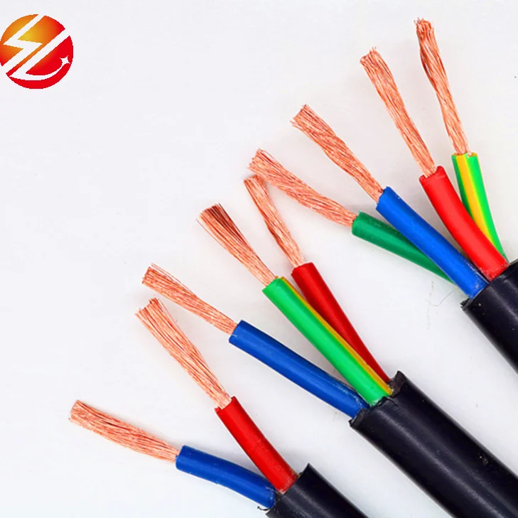 Flexible Cable 2core 3core 4core 5core Flexible Cable 1.5 Mm 2.5 Mm 4mm