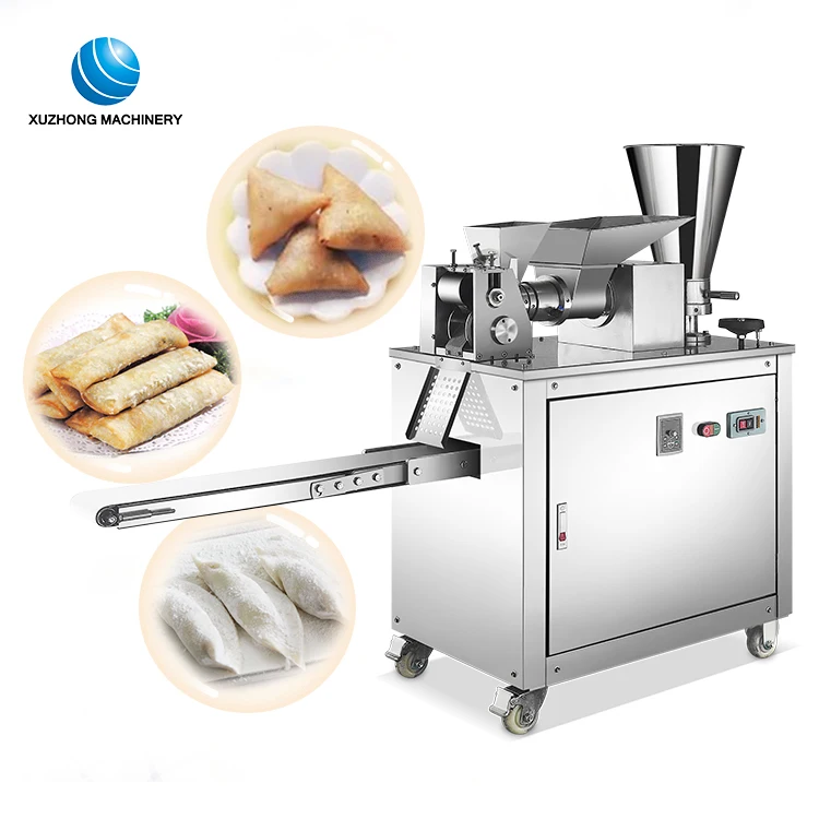 Fully Automatic Dumpling Machine Spring Roll Maker Samosa Making Machine  for Restaurant and School