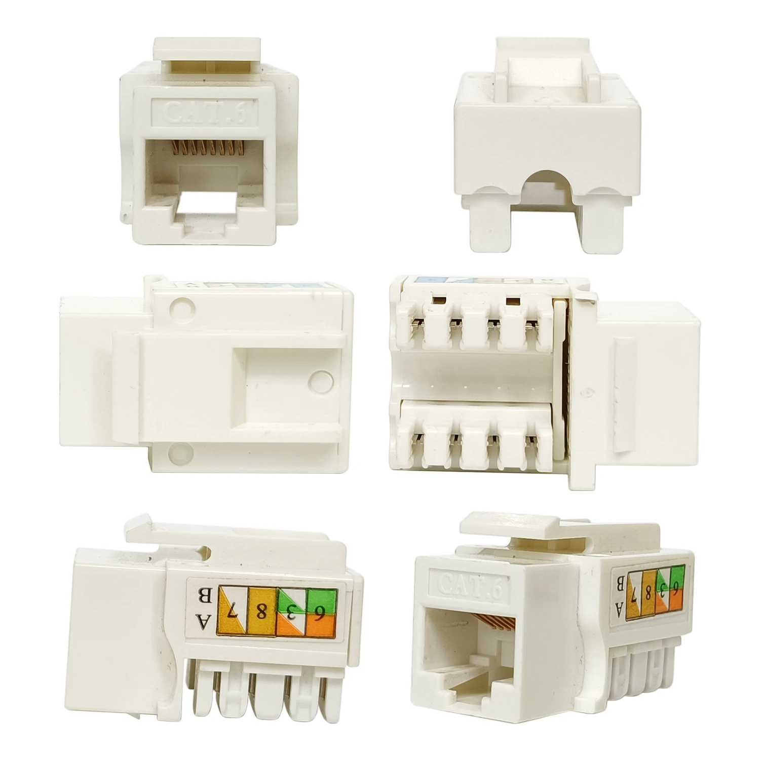✨ RJ45 Cat6 キーストーンカプラー LANケーブル　延長アダプタ RJ45 Cat6 キーストーンカプラー LAN ケーブル用 延長アダプタ｜Yahoo