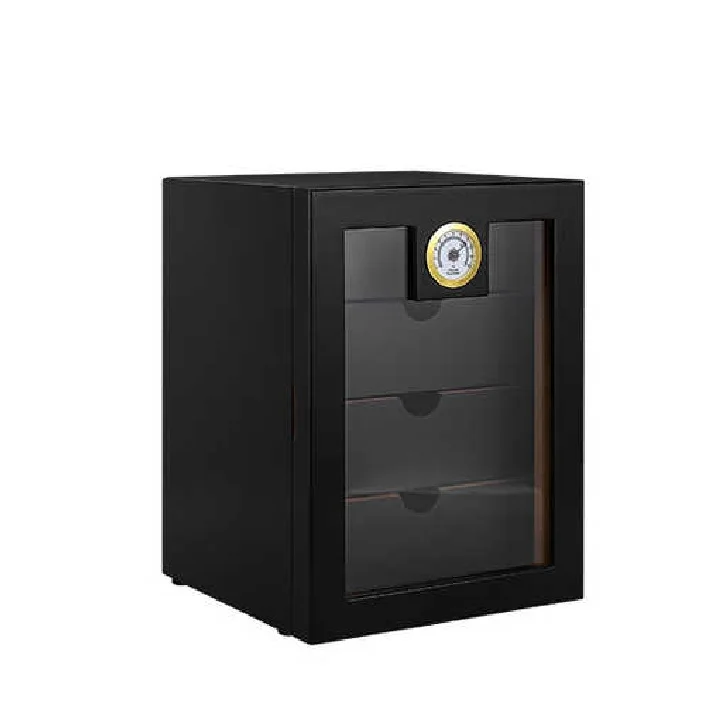 Large Wooden Cigar Humidors Cabinet with 3 Humidifiers and 1 Hygrometer Box Pattern 100 CT Cigars Used Cigars for Sale