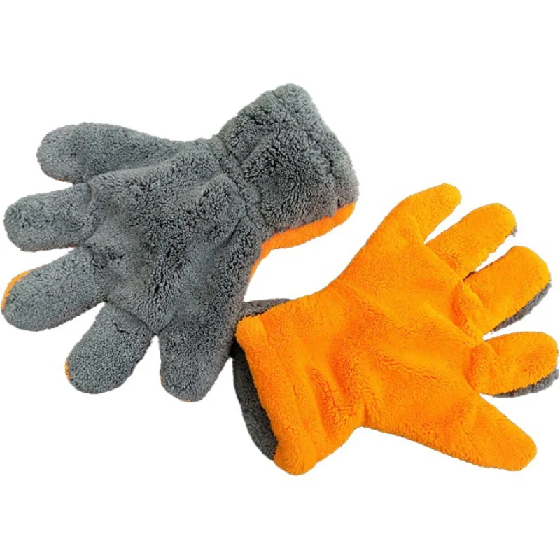 Clay Bars Auto Detailing Maxshine Universal 2-Pack Professional Microfiber Wash Mitts – Finger Wheel Mitt & Dusting Mitt – Ideal For Small Area Detailing & Car Rag Company