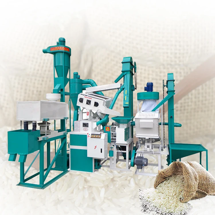 15TPD Commercial Rice Mill Production Line Complete Rice Milling Machine Plant in Ghana
