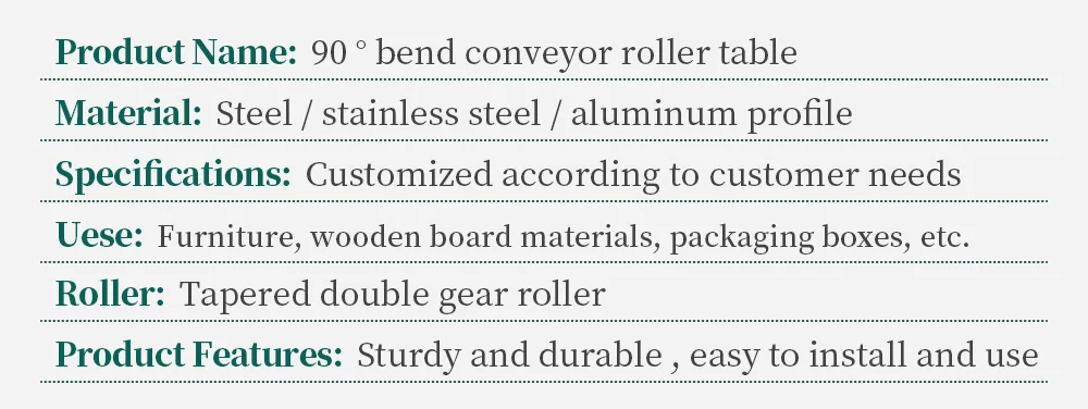 Efficient Curve Conveyors for Seamless Material Transport, Customizable Designs details