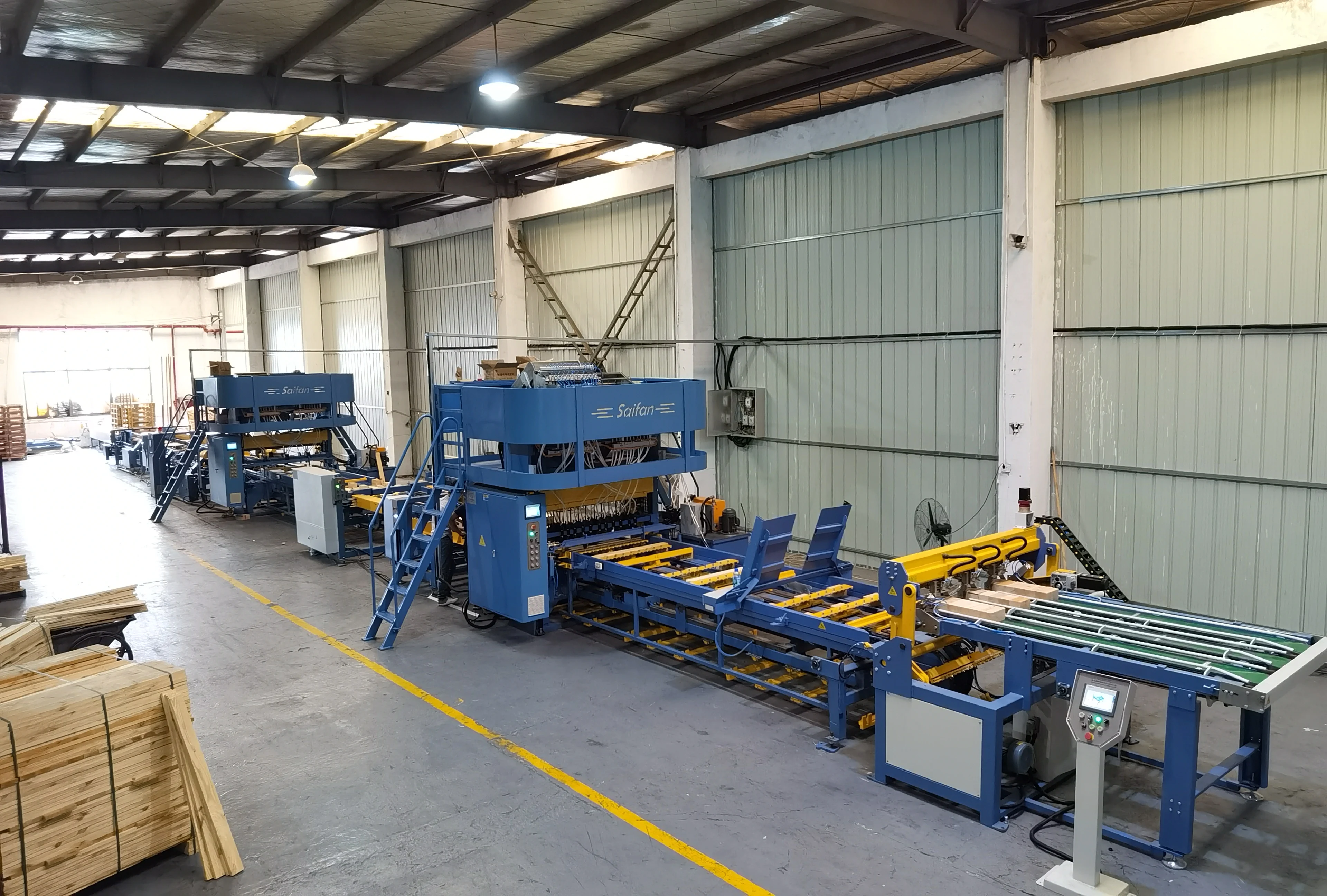 fkai sf9025半自动木托盘打钉机 - buy wood pallet nailing machine
