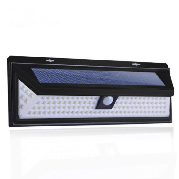 3 режима 118 LED водонепроницаемый Солнечный свет сада уличный светодиодный светильник на солнечной батарее на открытом воздухе датчик движения настенный светильник на солнечной батарее