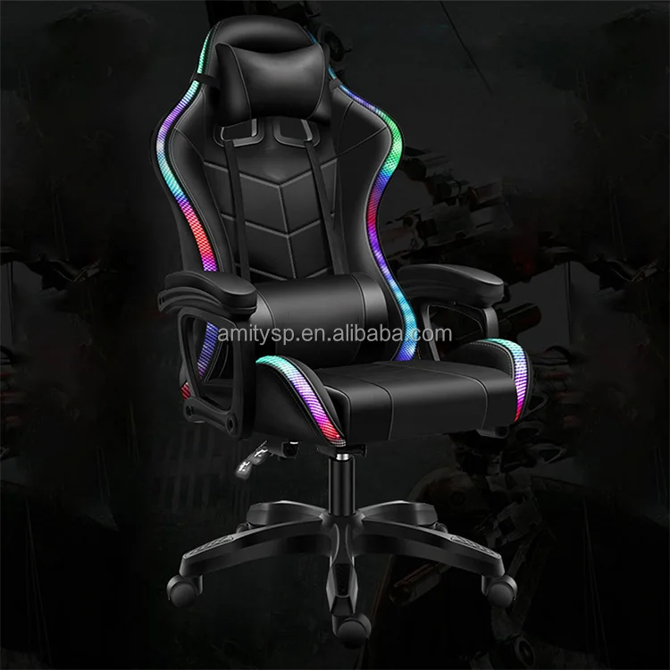 Led Rgb Light Speaker And Massage Ergonomic Office Computer Silla Gamer  Gaming Chair With Footrest - Buy Chair Gaming/rgb Gaming Chair/pink Gaming  Chair/sillas Egipto/gaming Chair With Rgb Speaker/pc Gaming Chair Racing,Gaming  Chair