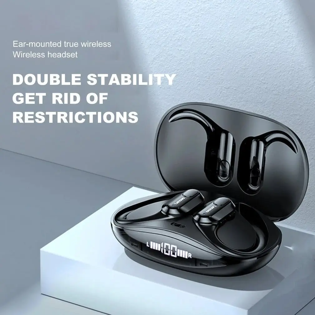 2025 lenovo Auriculares XT80 Wireless Earphone Earhook Business Headset Waterproof HD Ca aperçu 4