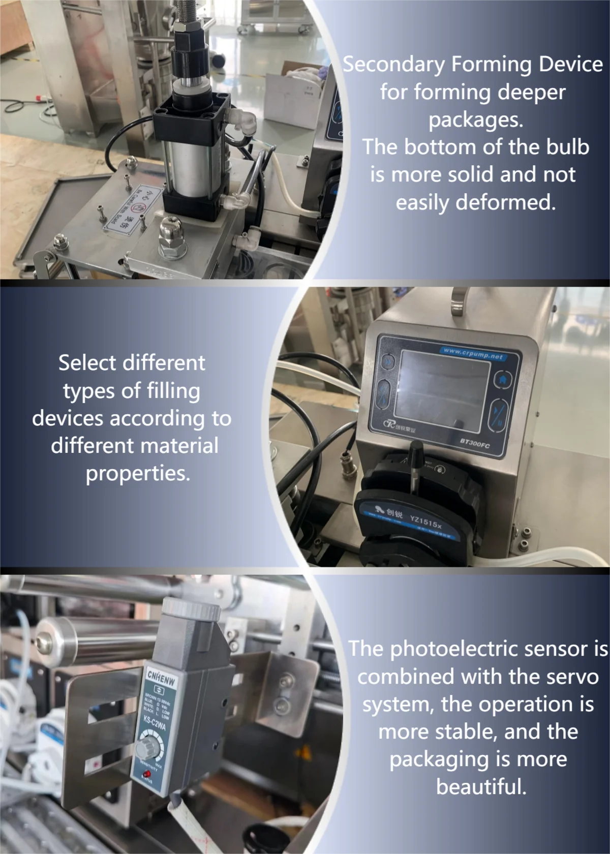 DTOP Fully Automatic Small Liquid Blister Packing Machine for Gum Chocolate Easy to Operate details