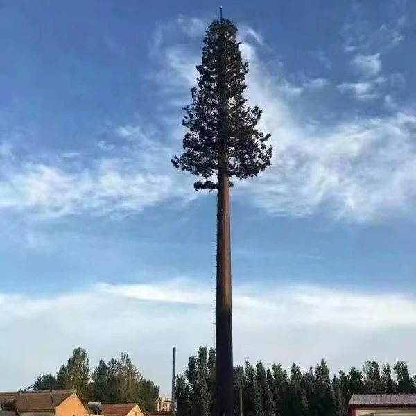 Bionic Steel Tree Self-Supporting Tower for 4G/5G Signal Transmission Natural Appearance in Scenic Areas