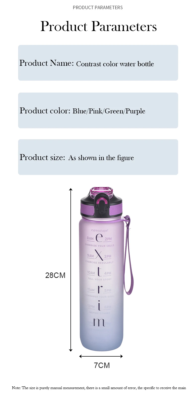 TRITAN BPA-Free Sports Water Kettle Large Capacity Portable Direct Drinking Student Container Custom Logo Print High Color Value