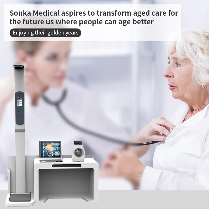 SONKA Manufacturer Telemedicine Healthcare Screening Devices Hospital Clinical Microtouch Telemedicine Kiosk manufacture