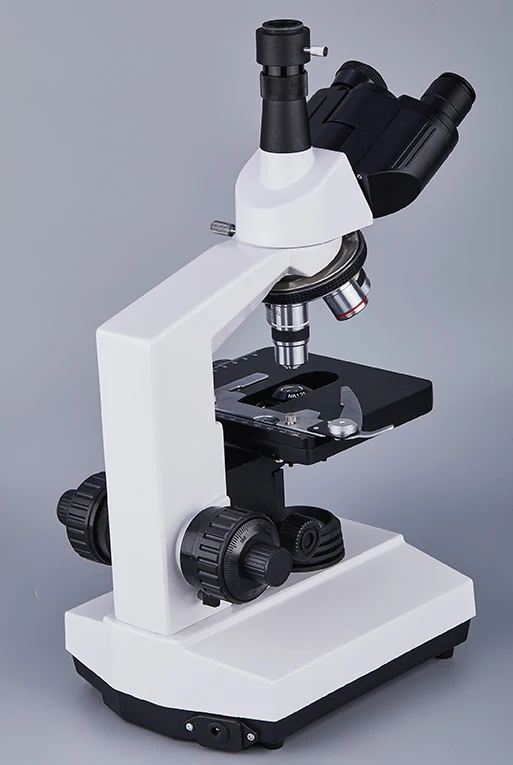 Z110 Trinocular Darkfield Biological Medical Microscope LED Illumination Abbe Condenser Mechanical Stage 2500X Magnification