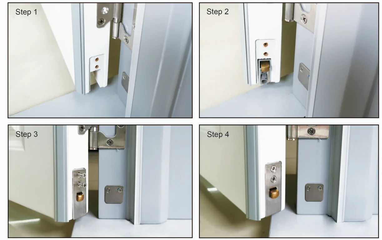 Security Seal Perimeter Door Pvc Strips For Door Automatic Sealing