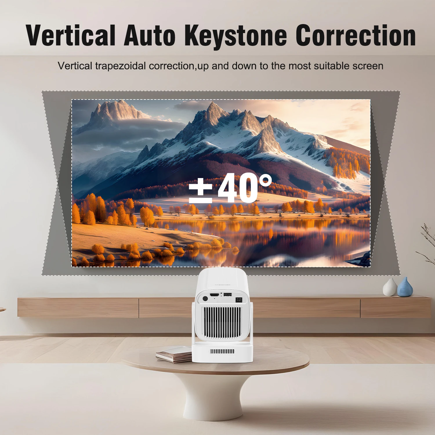 4K対応 AI プロジェクター本体 定価21900 HY310 Android Magcubic HY310 4Kネイティブ1080P Android 11プロジェクター