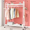 100CM - White [Double mesh hooks on top and bottom].