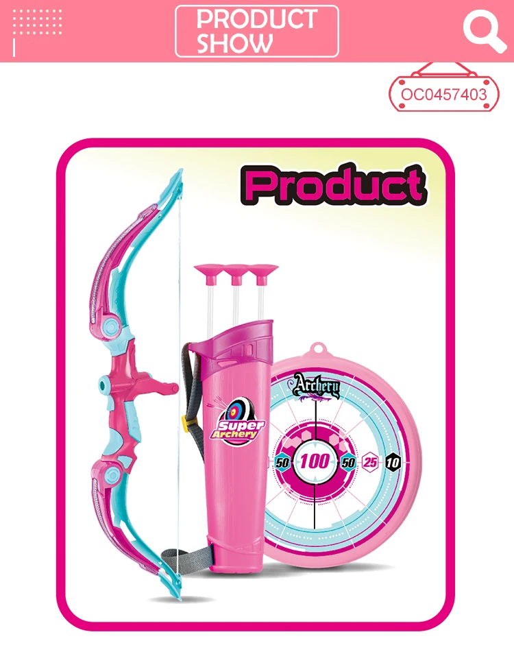 pink bow and arrow for girls