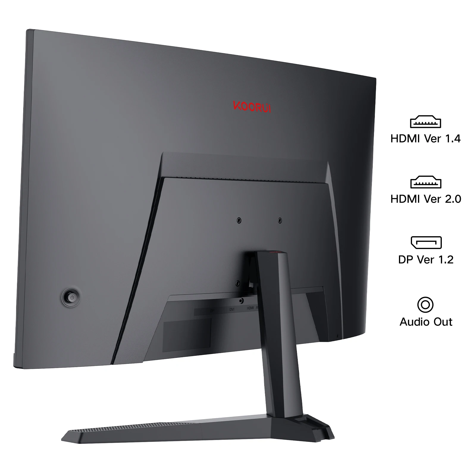 KOORUI 27インチゲーミングモニター 144Hz QHD 2560p VAパネル