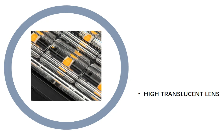 Senken Super Thin Surfaced Mounted Motorcycle Lighthead Led Warning