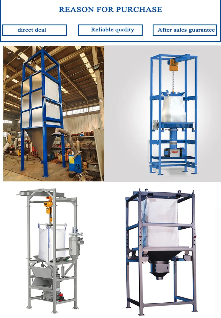 Bulk Bag 1 Ton Powder Pellets Filling Bagger Packing Machine Bulk Bag ...