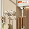 Six-claw rotating suction cup hook - milky white *3