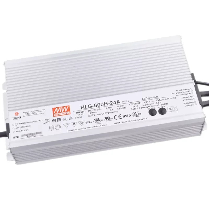 Mean well HLG-600H Series 600W 12V 15V 20V 24V 30V 36V 42V 48V 54V