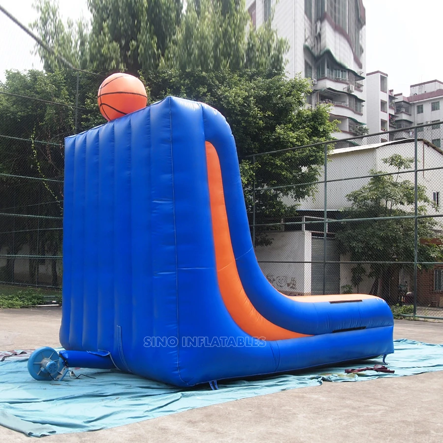 Custom made sport game inflatable double basketball shooting for kids N adults