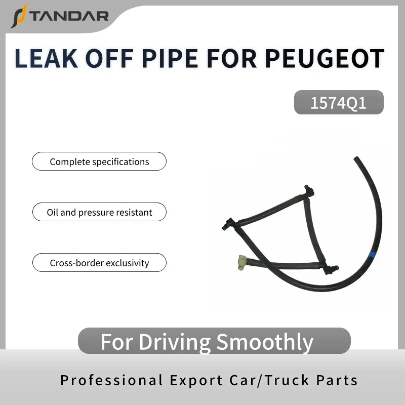 OEM 1574Q1 Engine Diesel Leak Off Pipe Fuel Return Line for PEUGEOT Engine Assembly