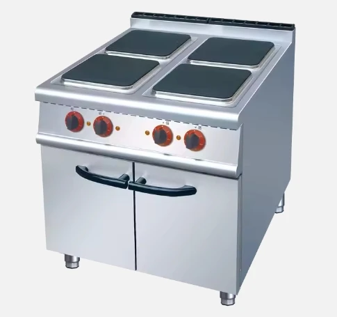 Supply Professional Commercial 4 Square Cooker Range Electric Range with Hot Plate Commerical backery