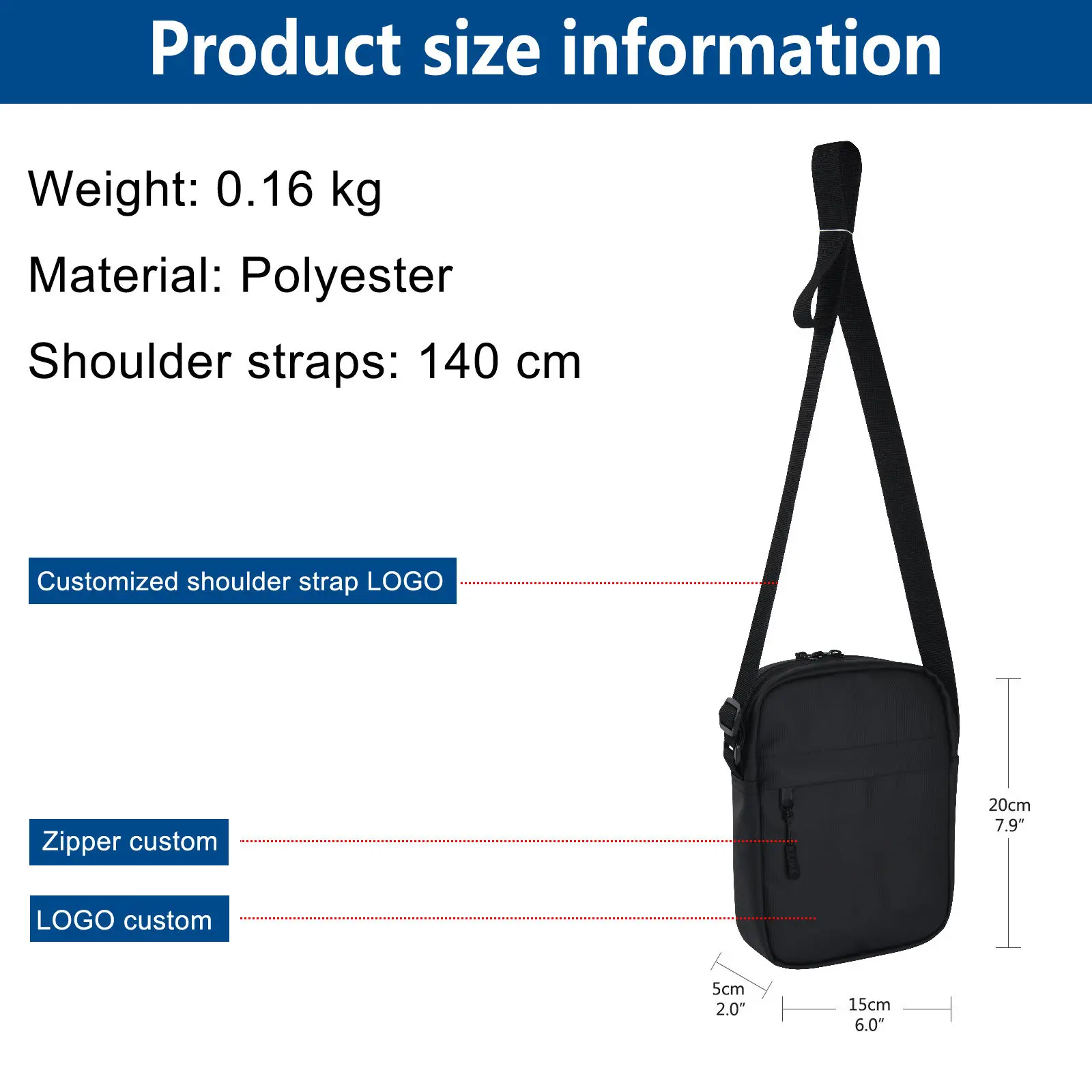 Custom Design Men Luxury Genuine Nylon Messenger Bag for Mens Crossbody Shoulder Cross Bag Leather Shoulder Bag Men