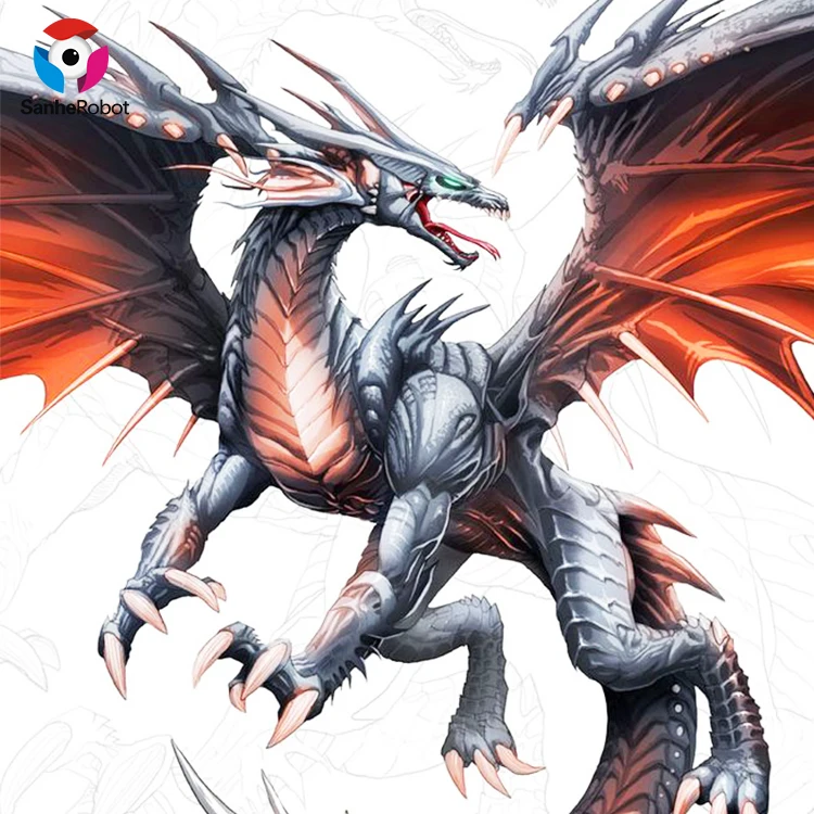 High Simulation Mechanical Dragon Model