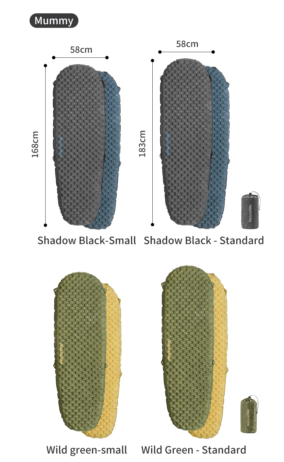 Naturehike Sleeping Pad Camping Cushion Inflatable Outdoor Sleeping Mat