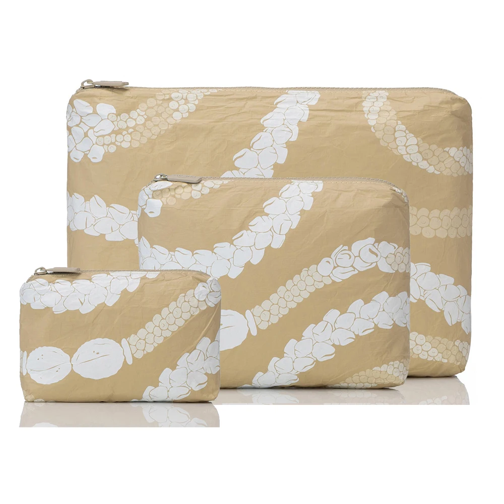 Tear Resistant Waterproof Lightweight Beach Swimming Travel Makeup Cosmetic Bag Dupont Tyvek Pouch
