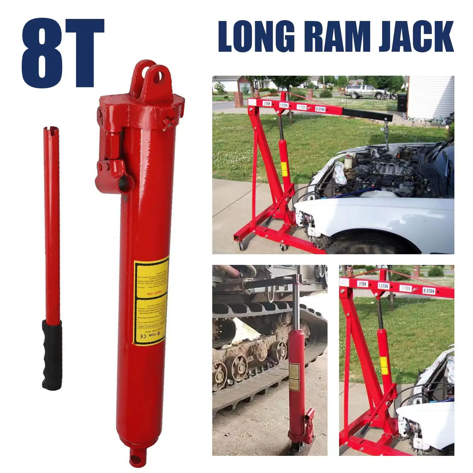 Ultimate HeavyDuty Long Ram Jack Crane for Demanding Industrial