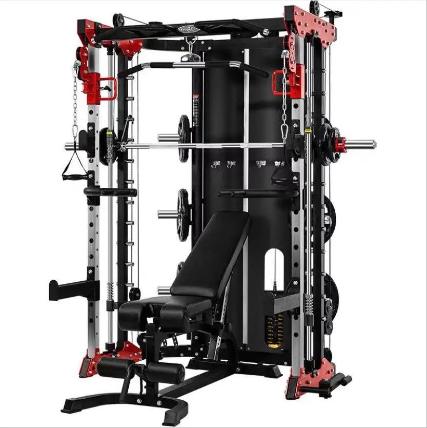 commercial use fitness equipment  Functional Trainer Smith Machine Squat Rack Multi functional machine XR1001