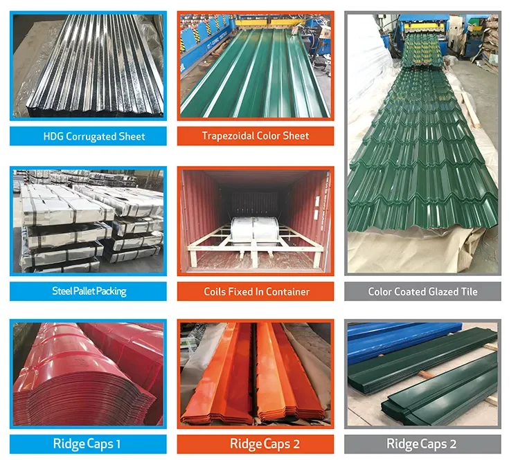 Galvanized Corrugated Steel Roofing Sheet For Container Side Panels