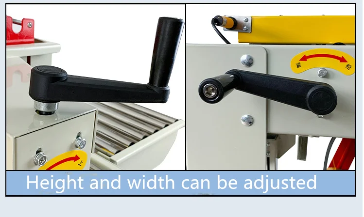 Semi Automatic Case Taper Sealer Packing Auto Box Taping Carton Sealing Machine