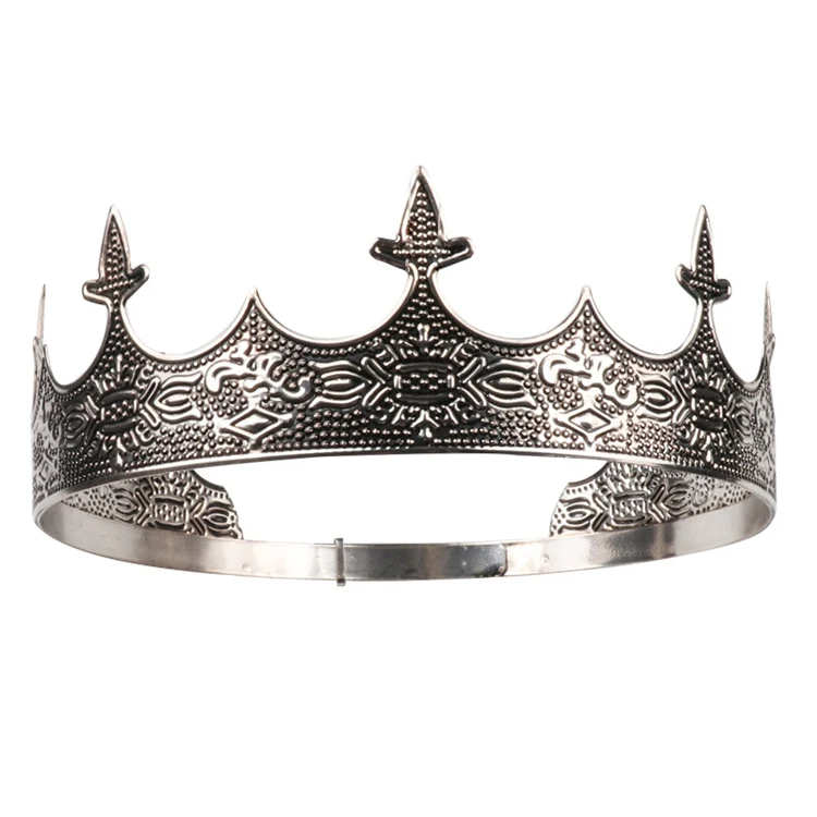 Royal Gold King Crown Prince Vintage Court Crown Show Props Birthday ...