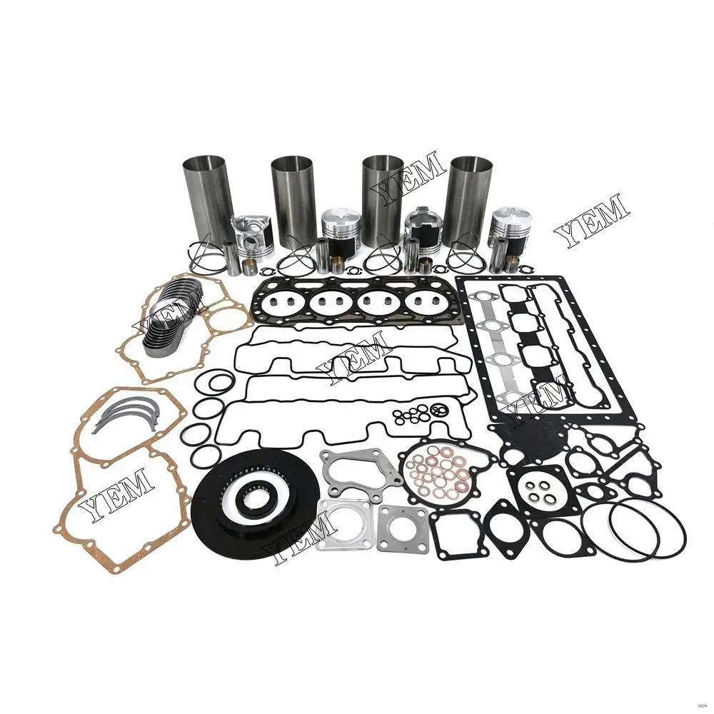 3024 Rebuild Kit With Cylinder Gaskets Bearings Piston Rings Liner for Caterpillar