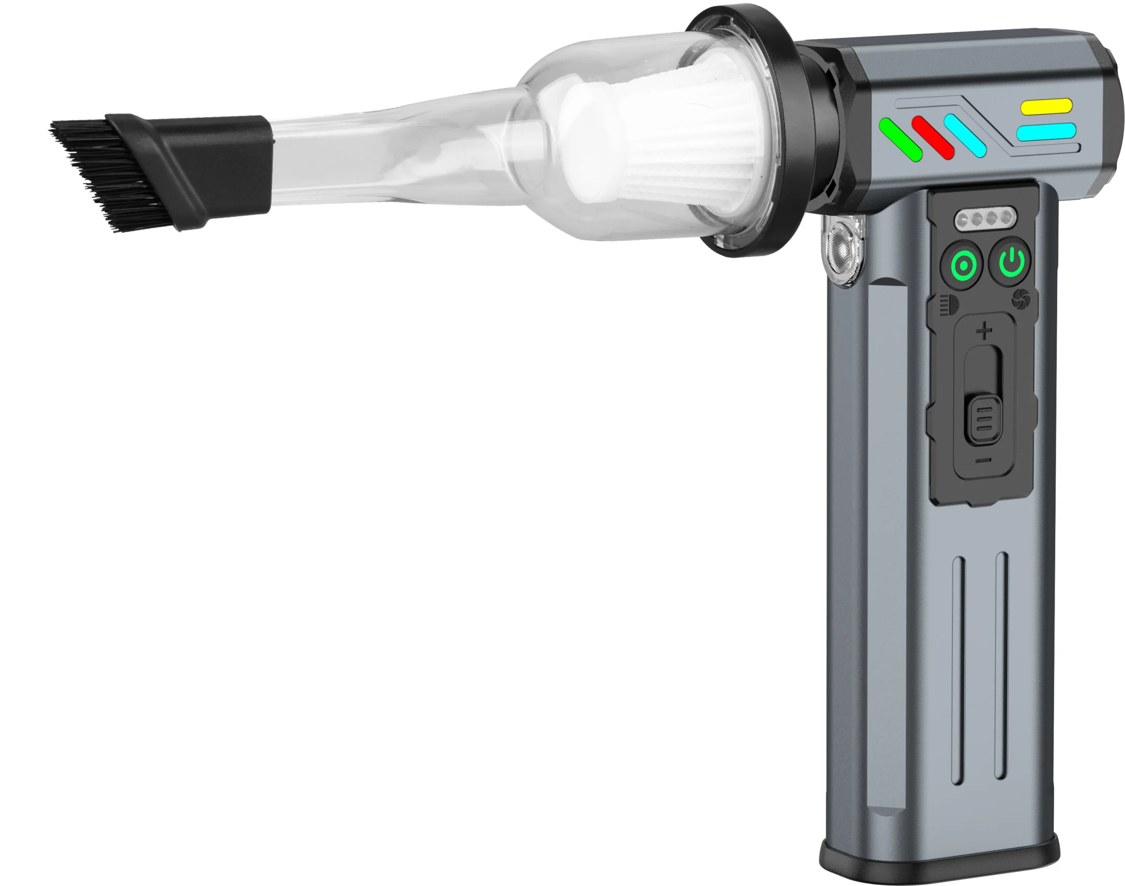 Ventilateur turbo vortex avec casse-vitre, ceinture de sécurité rechargeable, compact, vitesse réglable jusqu'à 110000 tr/min pour nettoyage PR