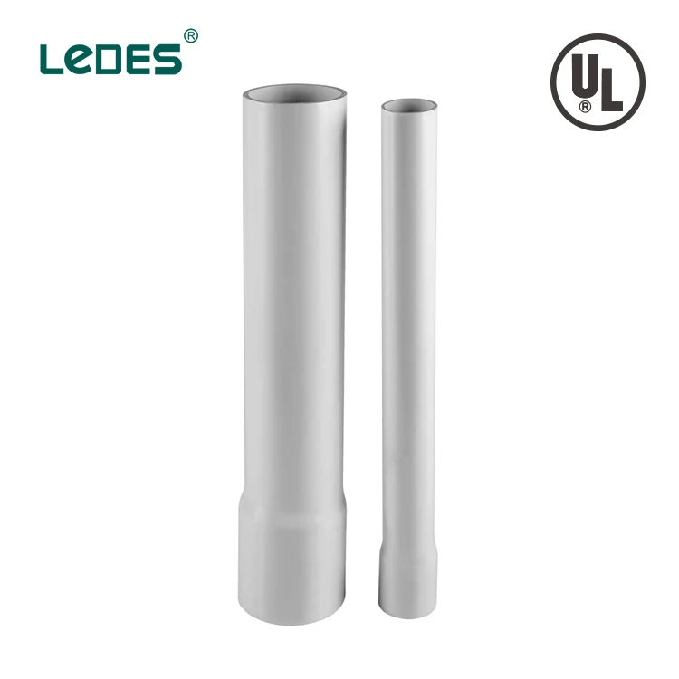 3" Schedule 40 PVC Pipe 2" X 20' Bell End Underground 5 Inch Electrical Pipe Conduit