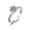 Anello in Moissanite 8#:0.5CT
