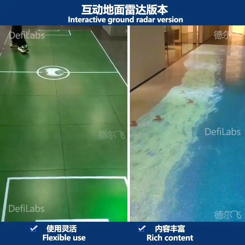Good Quality Factory Directly Usb Interactive Floor Advertising