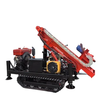 Best selling Diesel hydraulic crawler ground pile drilling machine screw pile drilling machine ground screw pile nailing machine