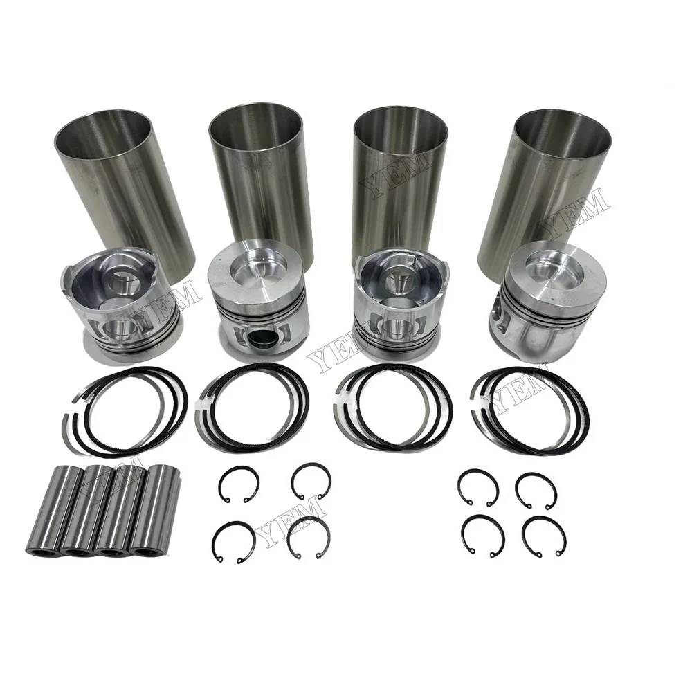 S4K S4KT 3064 Piston With Rings Liner Set for Mitsubishi CAT E120B E312 E320