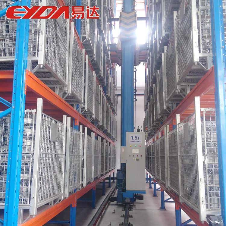 High Precision Fully Automated Warehouse Robot Unit Load Pallet Automation Asrs Storage Retrieval Picking System EYDA OEM
