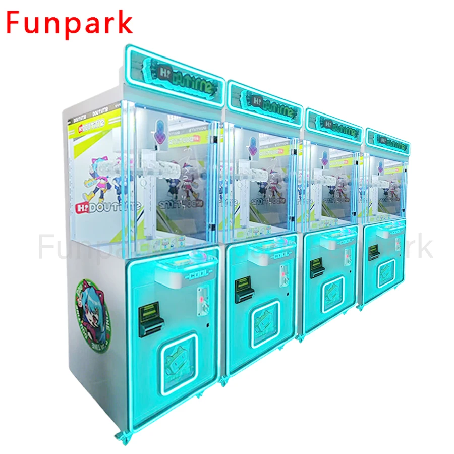 FunPark Wholesale Toys Clip Clamp Prize Game Machines Gifts Cards Arcade Coin Operated Games for Shopping Mall supplier