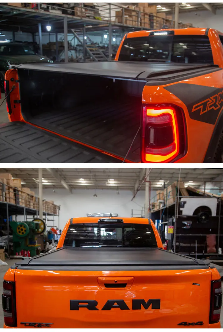 Factory Custamisation Retractable Pickup Truck Bed Lid Tonneau Electric Cover for Dodge Ram 1500 TRX Truck Bed Covers manufacture