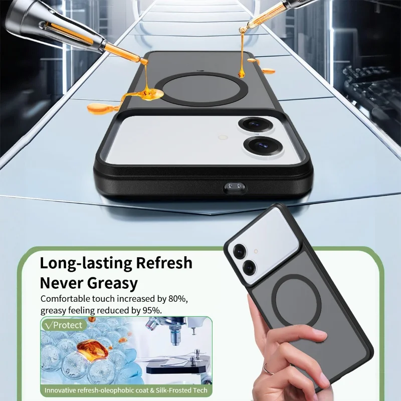 product tpupc skin feel matte magnetic ultra thin magnetic custom mobile phone case cover with wireless charging for samsung s26 edge-8