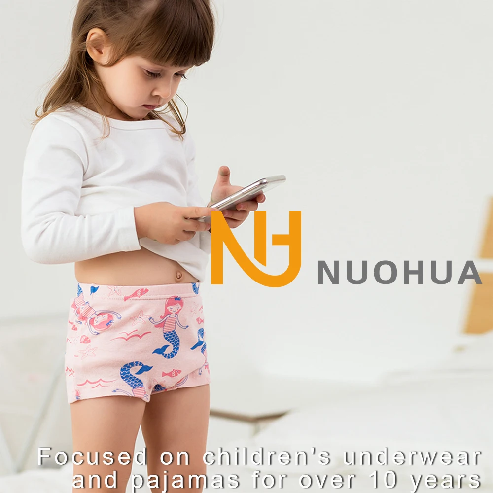 4 шт./упаковка, детские трусы для девочек