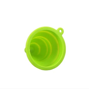 Hot Sale Recommendation Kitchen Funnel soft Funnel Set  Silicone collapsible Funnel for Kitchen
